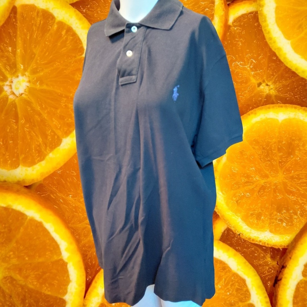 Polo by‎ Ralph Lauren Custom Fit Polo Shirt Mens Large Pony Logo Cotton Blend
